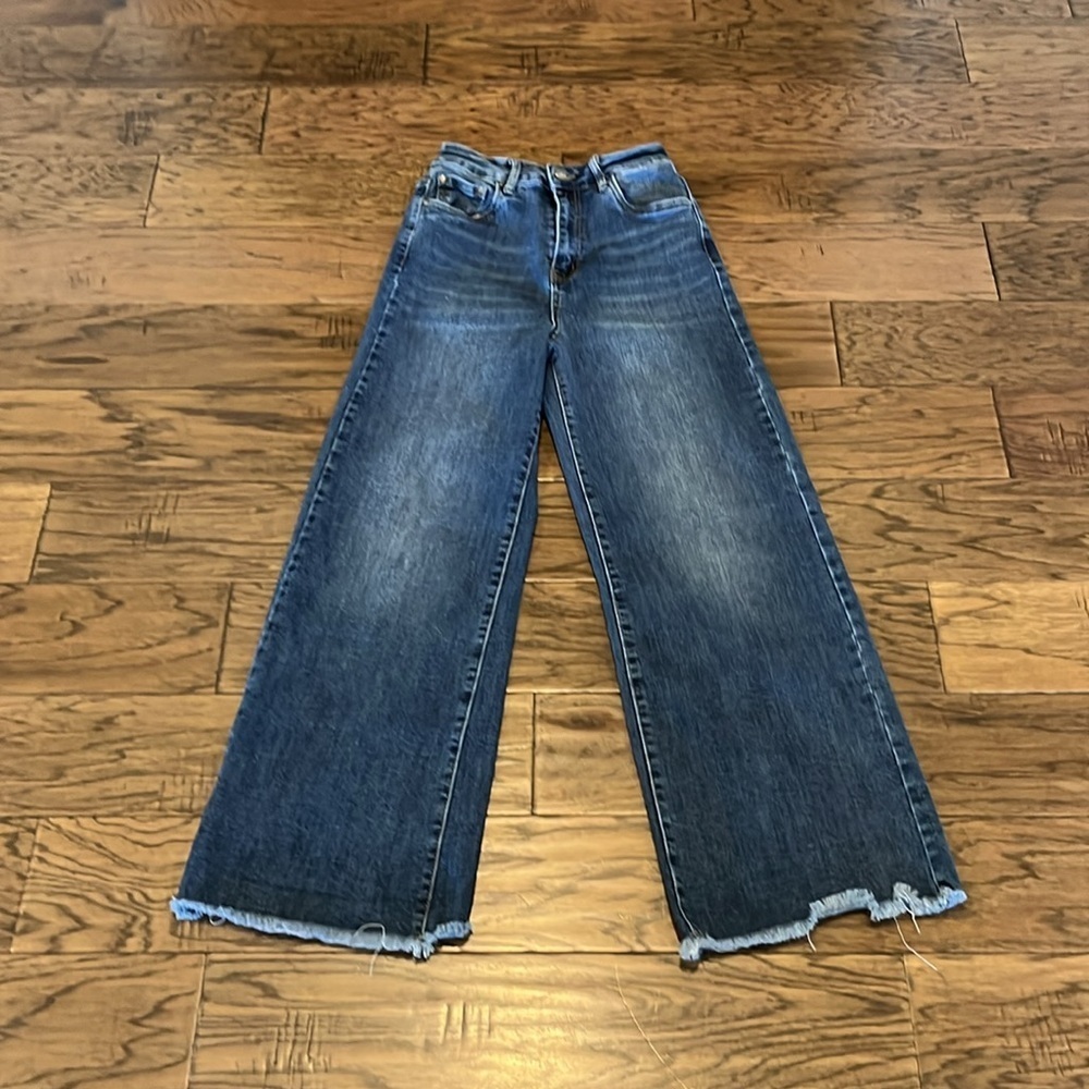 Anna Dani Wide Leg Crop High Rise Size S